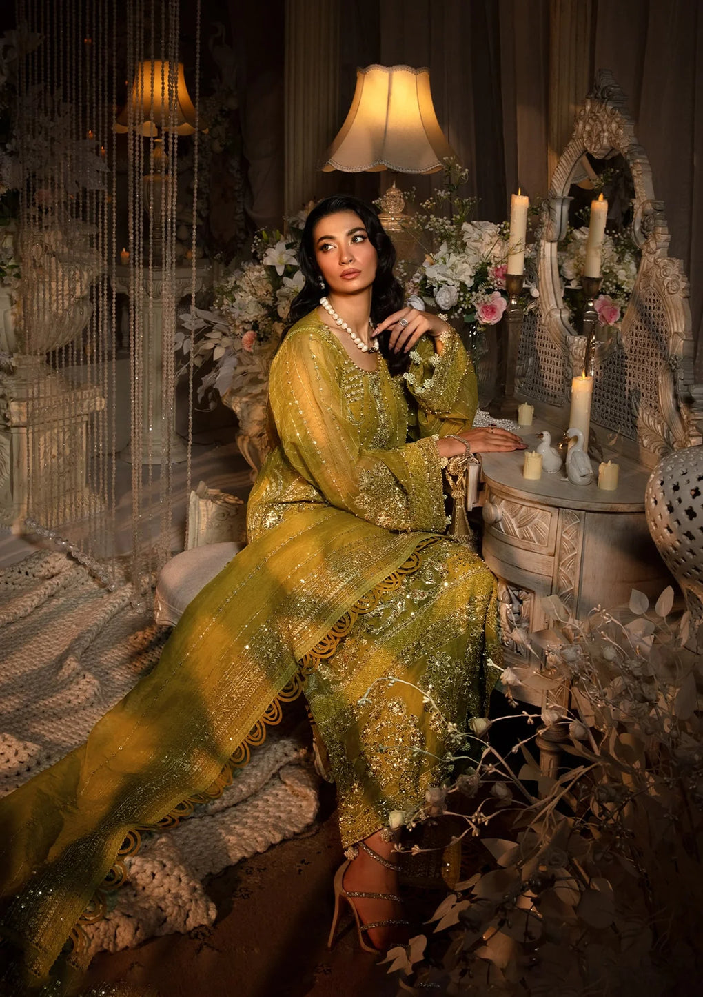 Elaf Premium | Evara Formals 24 | EFE-03 SUNLIT - Pakistani Designer Dress - by Elaf Premium | Type: The Formal Exhibit - 100% Original at Saira Sultan