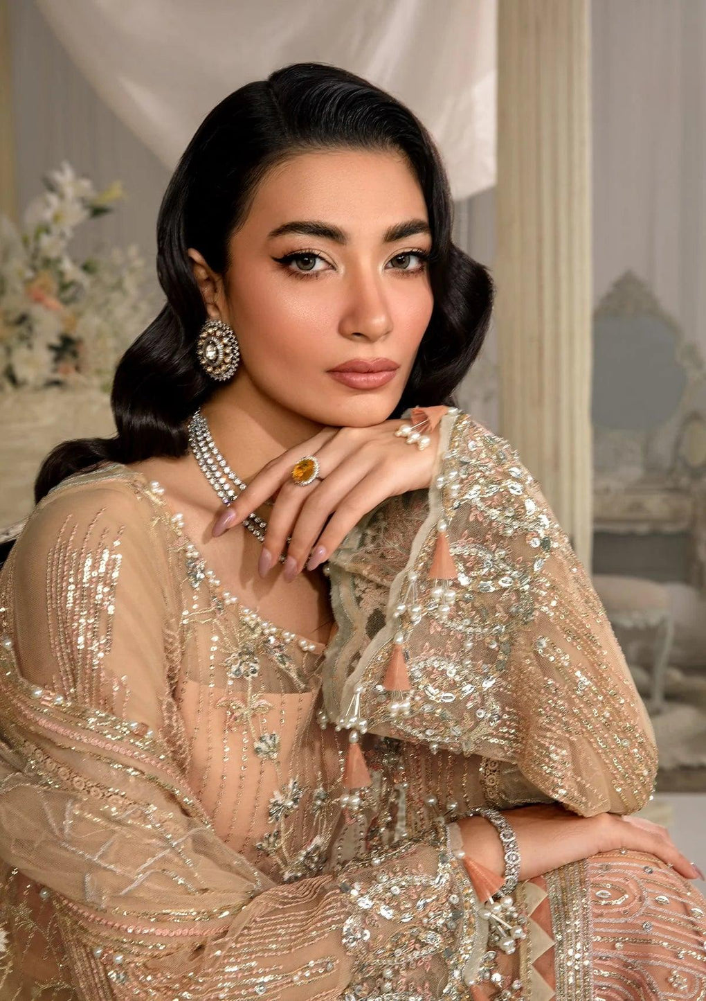 Elaf Premium | Evara Formals 24 | EFE-06 ZYVA - Pakistani Designer Dress - by Elaf Premium | Type: The Formal Exhibit - 100% Original at Saira Sultan