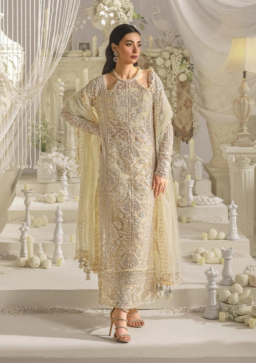 Elaf Premium | Evara Formals 24 | EFE-01 AURA - Pakistani Designer Dress - by Elaf Premium | Type: The Formal Exhibit - 100% Original at Saira Sultan