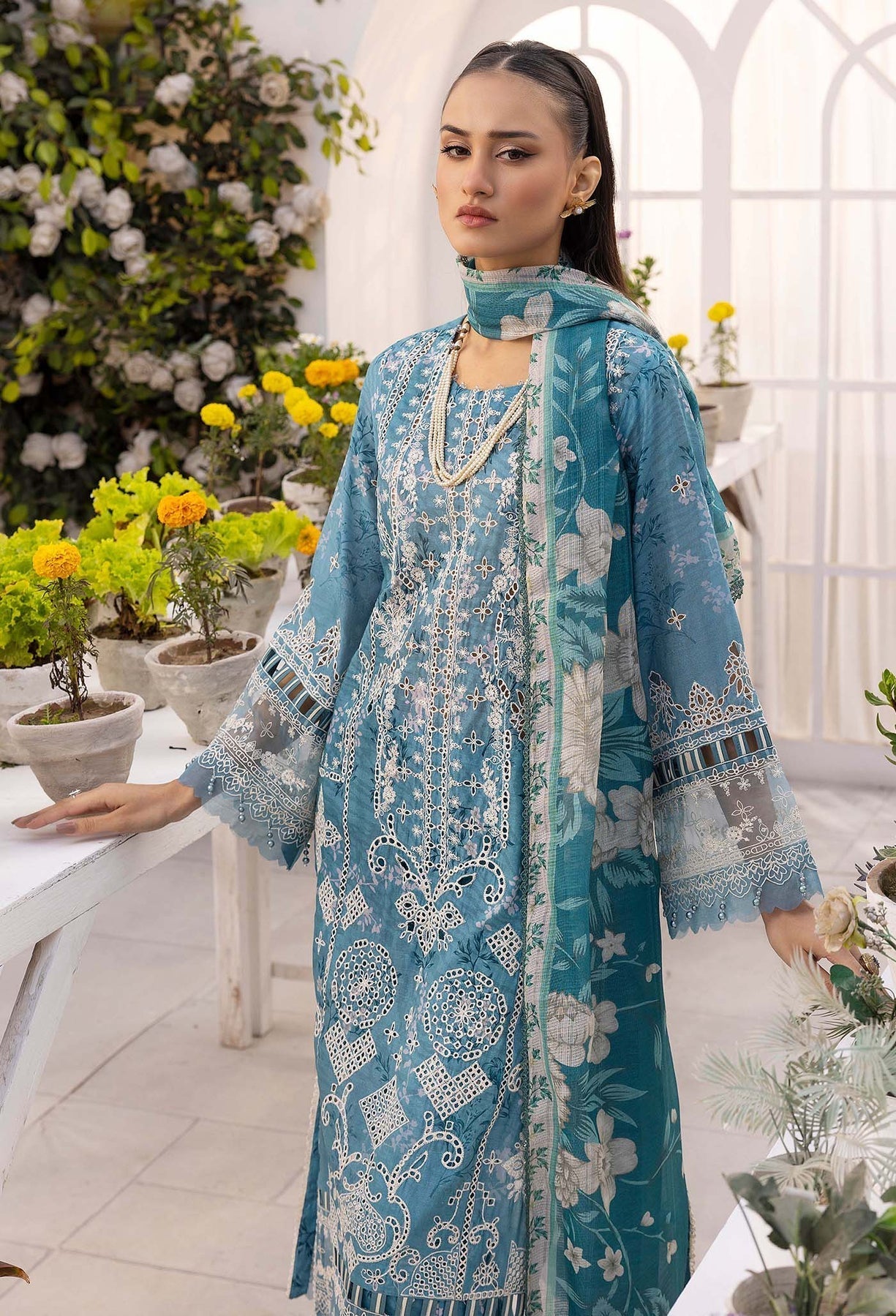 Adans Libas | Solana 25 | SOLANA 07773 L Blue Lawn