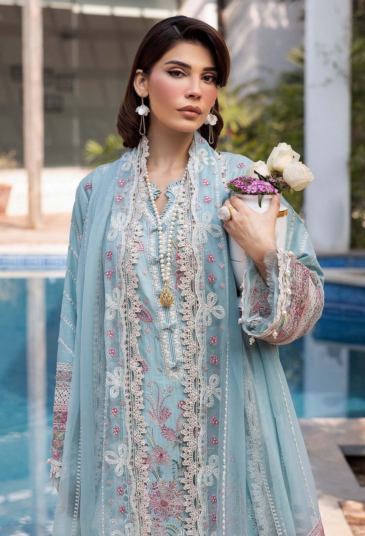 Adans Libas | Summers Dream 25 | 3508 L Sky Blue Lawn