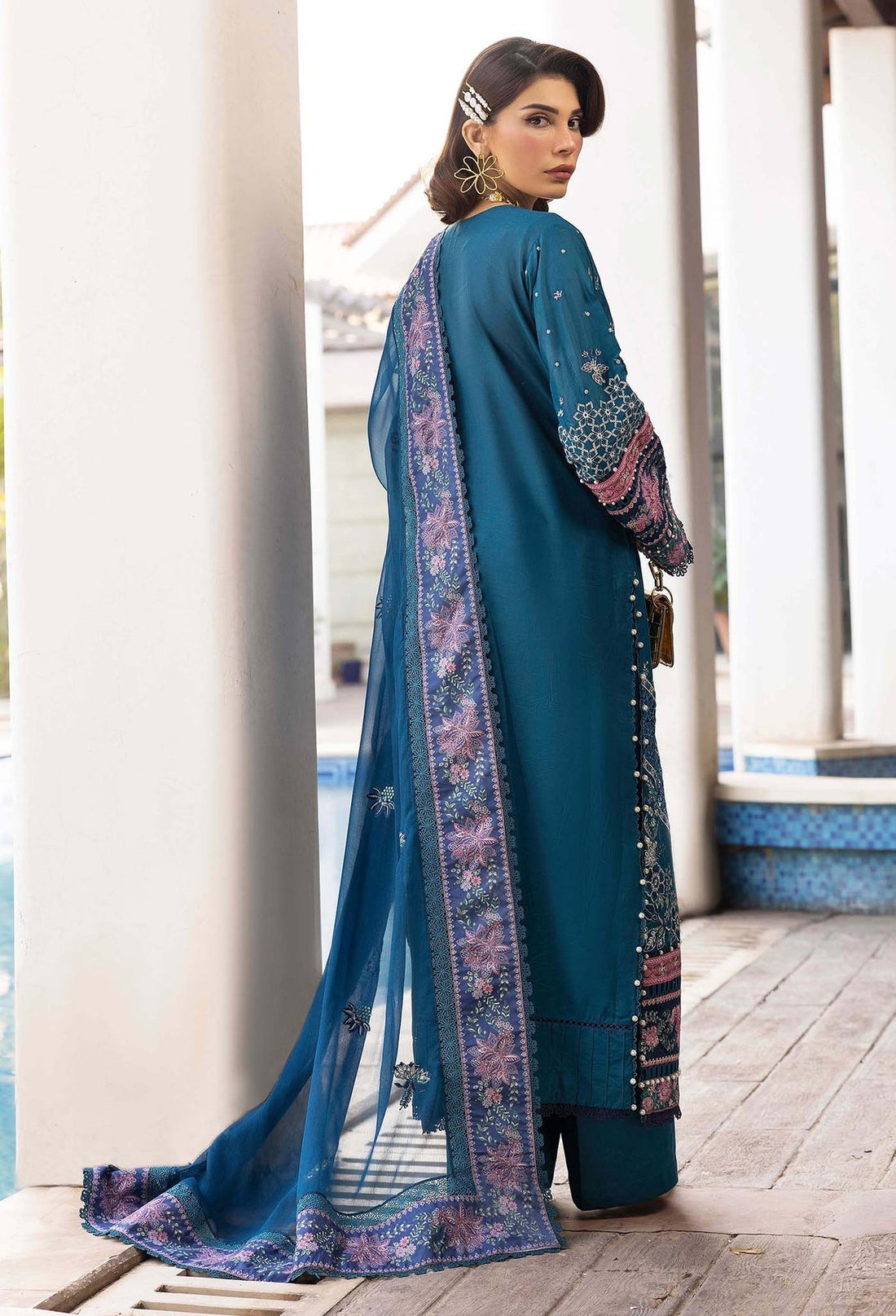 Adans Libas | Summers Dream 25 | 3506 XS Teal Blue Shirt Style