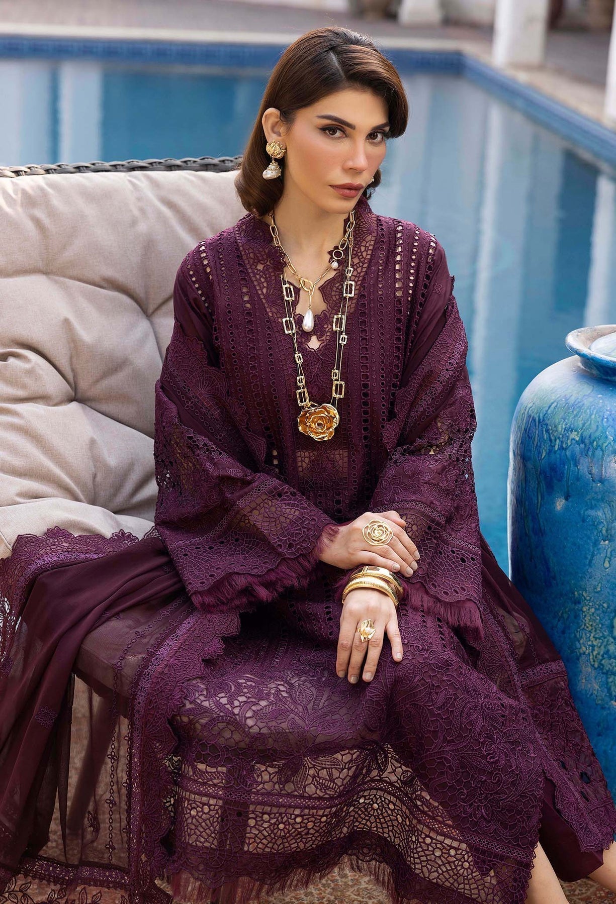 Adans Libas | Summers Dream 25 | 3509 L Burgundy Lawn