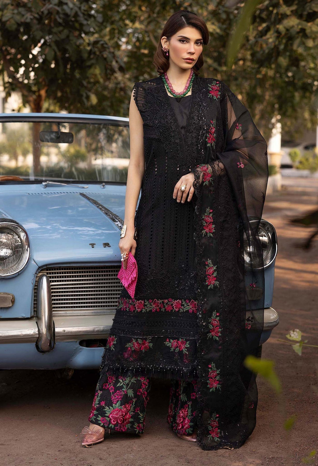 Adans Libas | Summers Dream 25 | 3504 XS Black Long Shirt with Pant