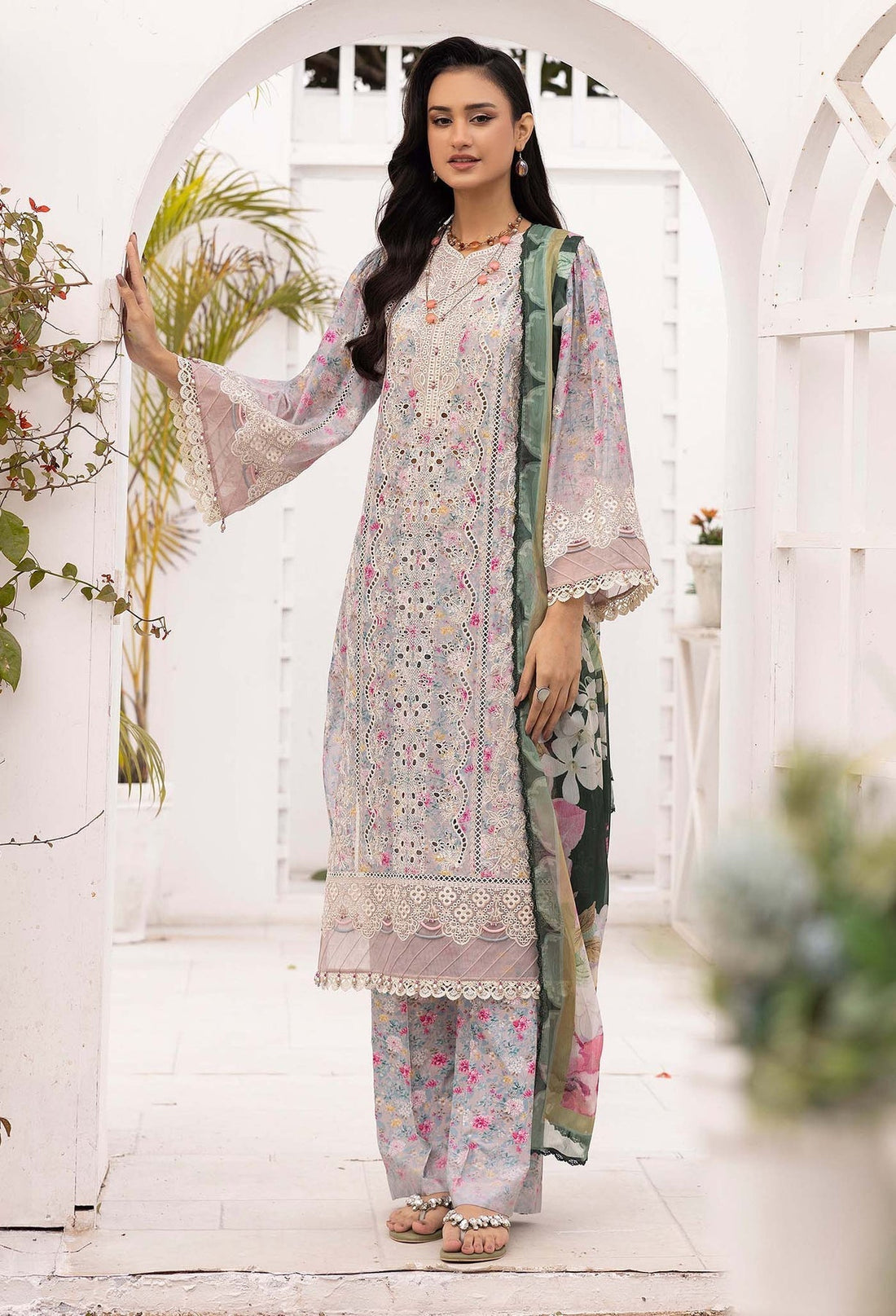 Adans Libas | Solana 25 | SOLANA 07776 XS Off White Lawn
