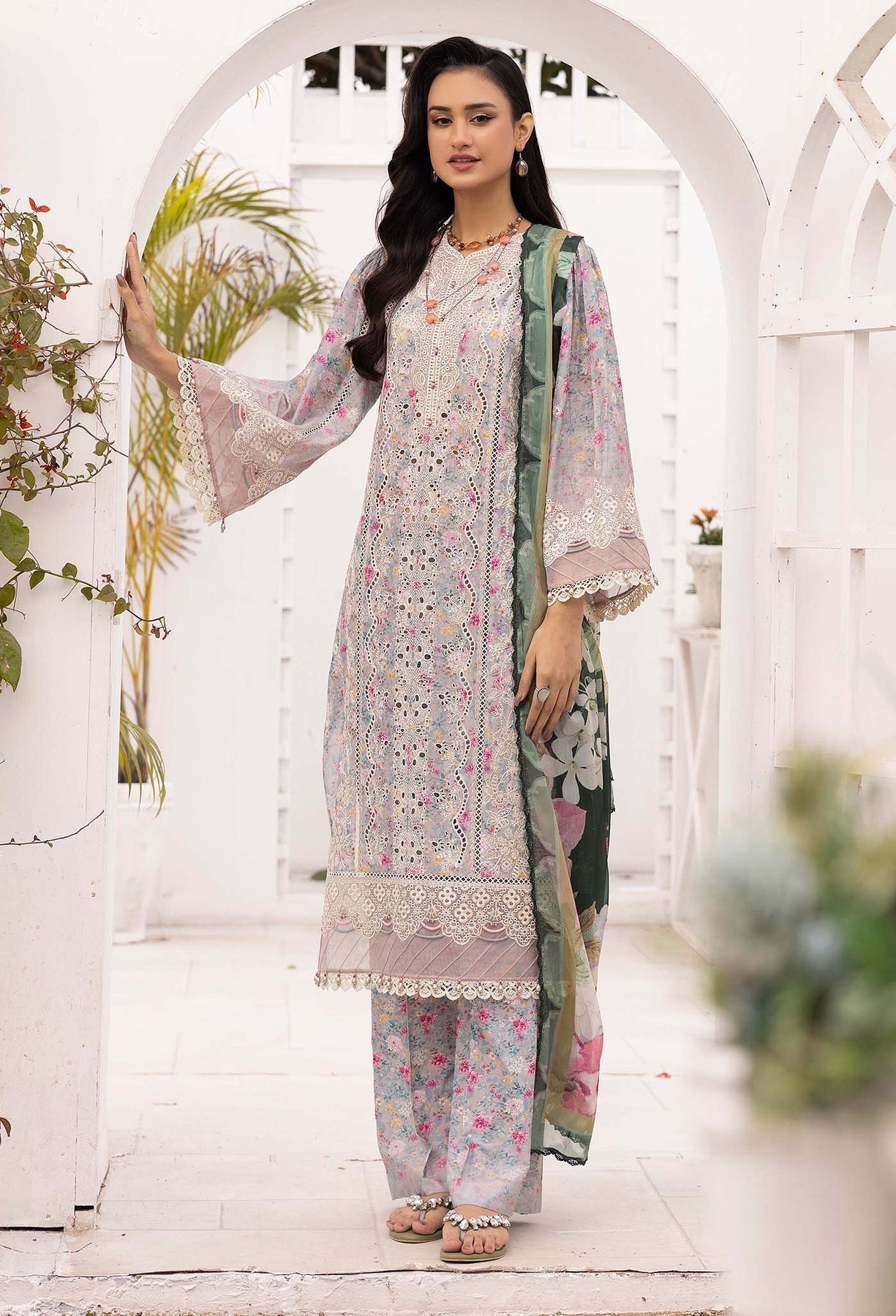 Adans Libas | Solana 25 | SOLANA 07776 XS Off White Lawn