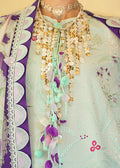 Suffuse | Eid Lawn 25 | LARA S Mint Green Organza