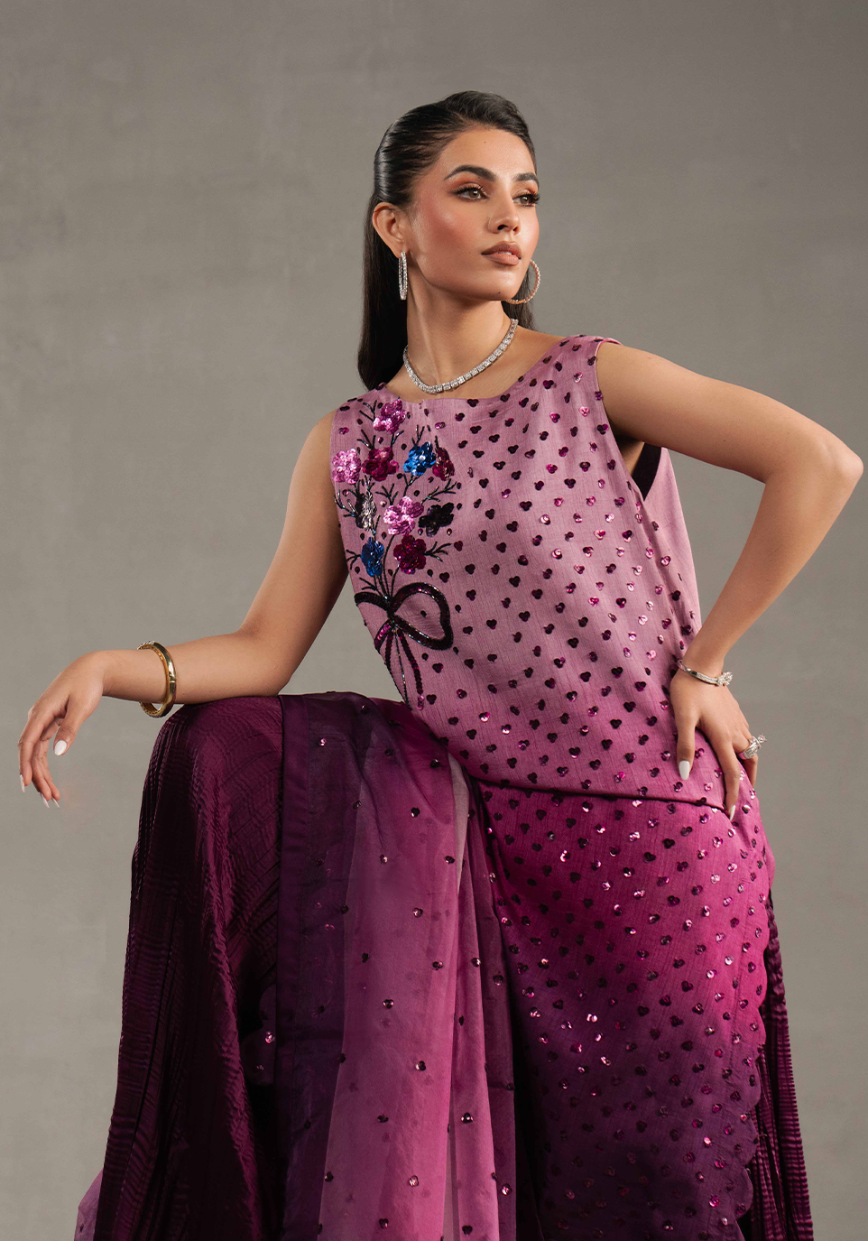 Zarqash | Silk Edit | ZQS 003 GIANNA S Mulberry Wood Raw Silk