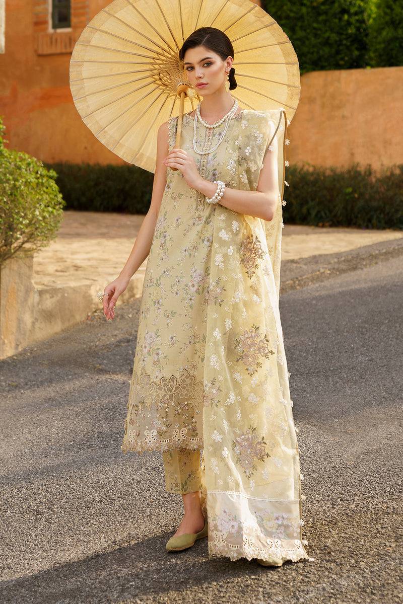 Baroque | Luxury Pret 24 | LAWN UF-584 - Pakistani Designer Dress - by Baroque | Type: Luxury - 100% Original at Saira Sultan
