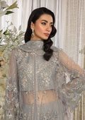 Elaf Premium | Evara Formals 24 | EFE-04 DOVE - Pakistani Designer Dress - by Elaf Premium | Type: The Formal Exhibit - 100% Original at Saira Sultan