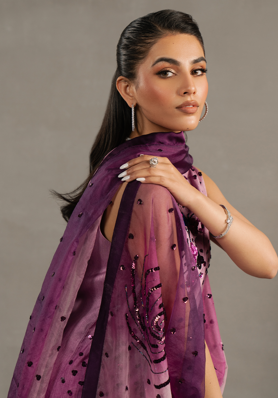 Zarqash | Silk Edit | ZQS 003 GIANNA XL Mulberry Wood Raw Silk