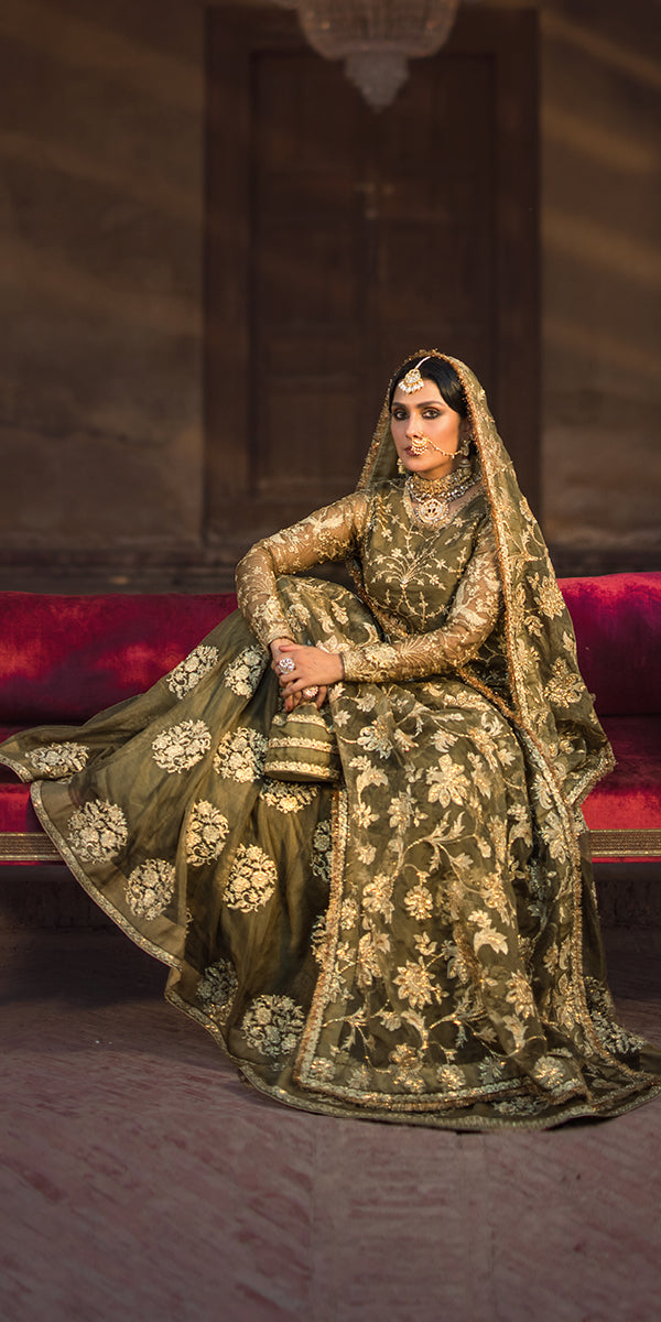 Erum Khan | Jahan Wedding Formals | MALIKA JAN - Pakistani Designer Dress - by Erum Khan | Type: Bridal - 100% Original at Saira Sultan