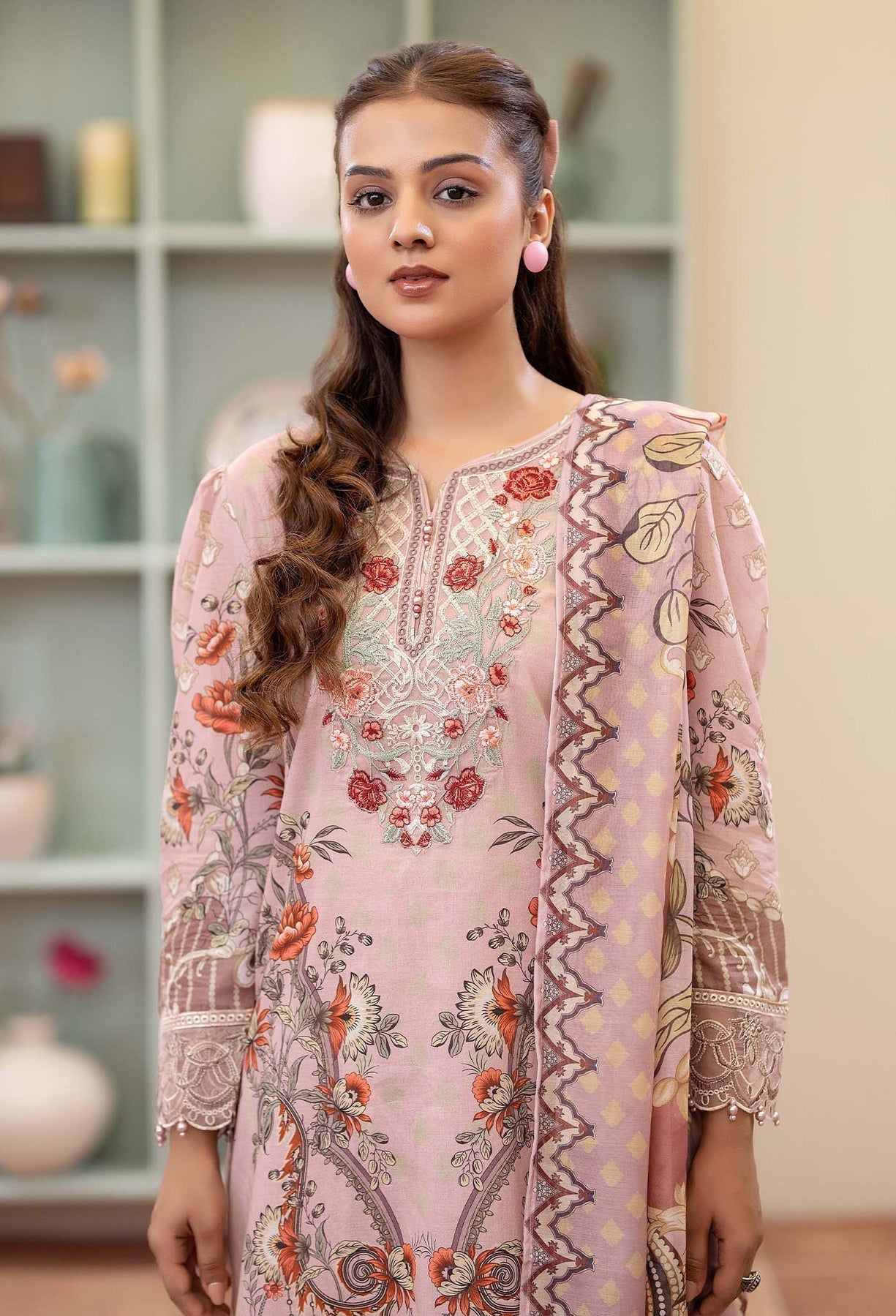 Adans Libas | Prints Eid Edit | 26660 M Pink Lawn