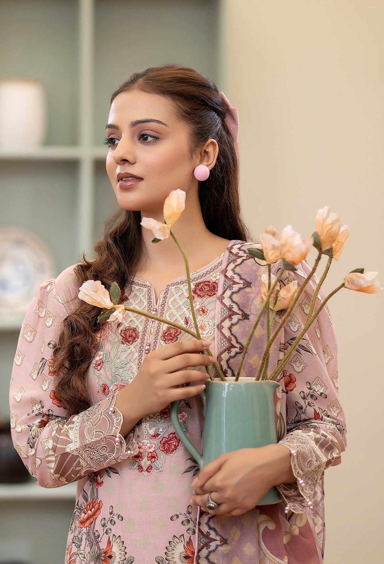 Adans Libas | Prints Eid Edit | 26660 L Pink Lawn