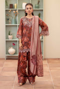 Adans Libas | Prints Eid Edit | 26661 XS Dark Brown Lawn