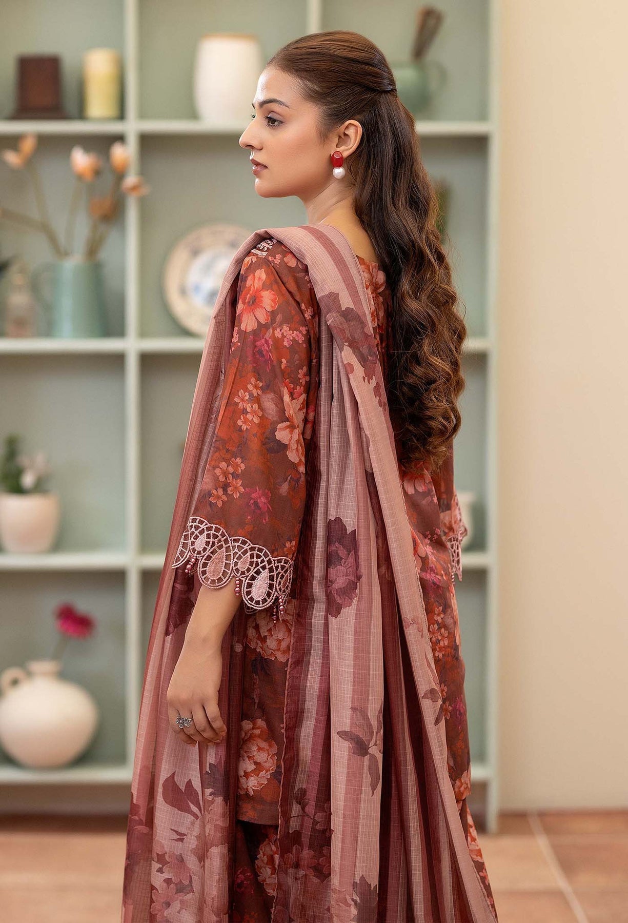 Adans Libas | Prints Eid Edit | 26661 S Dark Brown Lawn
