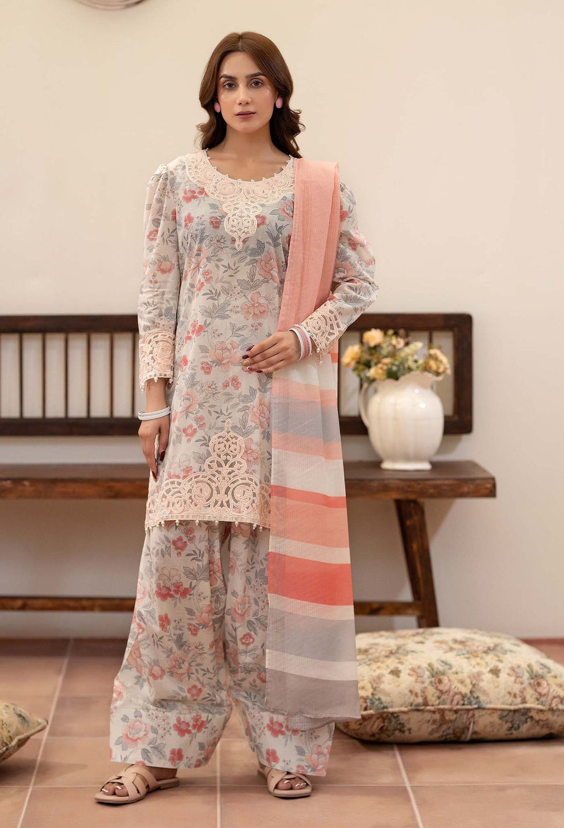 Adans Libas | Prints Eid Edit | 26675 XS Soft Lilac Lawn