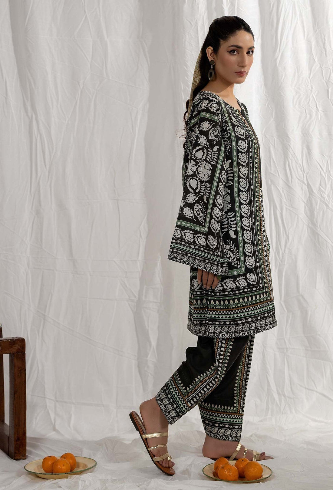 Adans Libas | Co Ords Sets | Co-Ord 2 XS Black Lawn