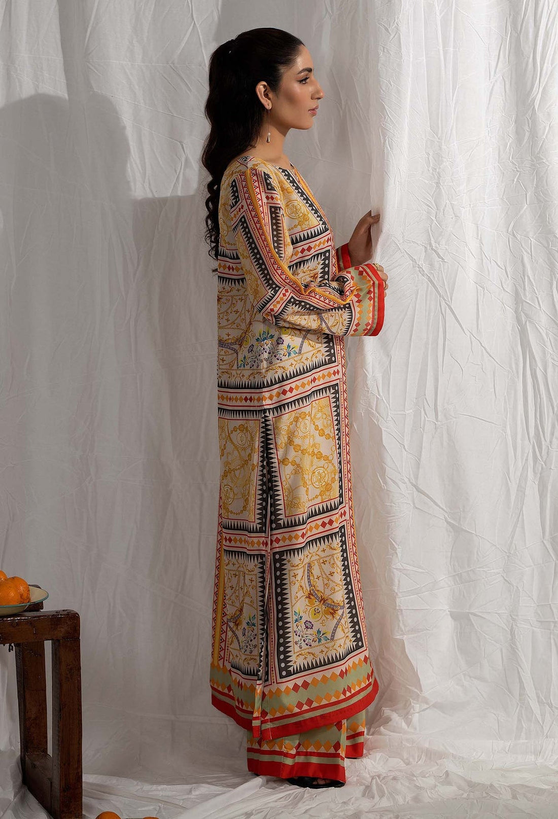 Adans Libas | Co Ords Sets | Co-Ord 5 XS Multi Lawn