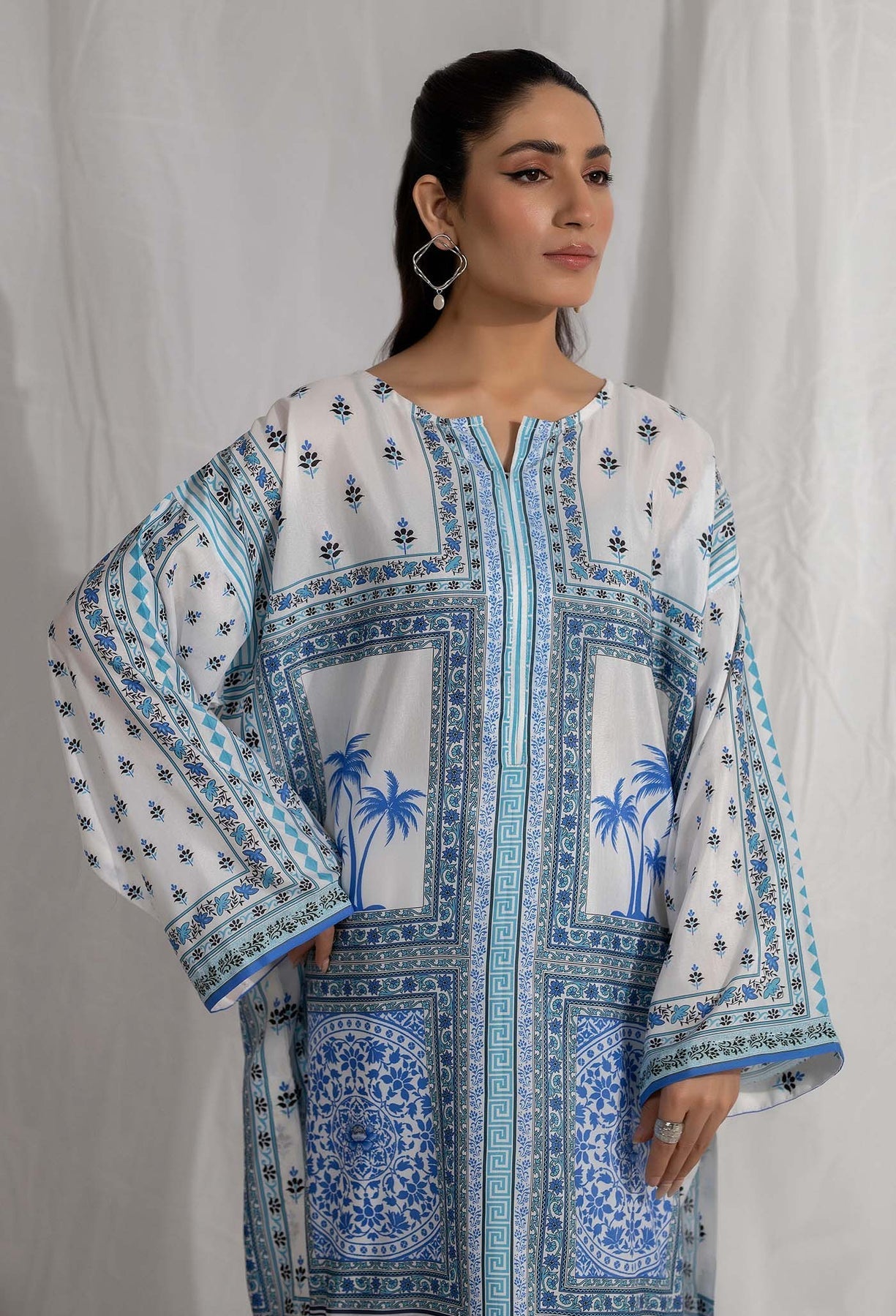 Adans Libas | Co Ords Sets | Co-Ord 7 M White Lawn