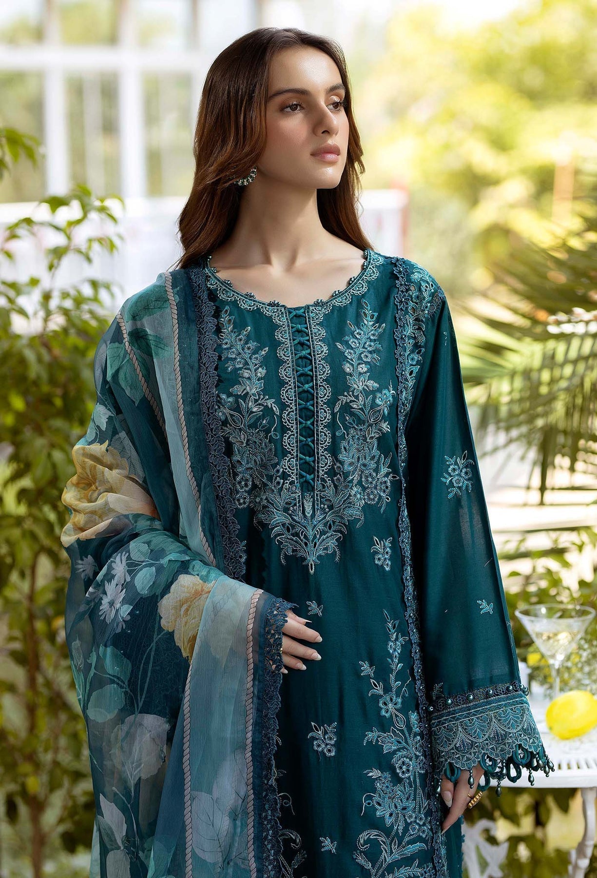 Adans Libas | Gardenia Lawn 25 | GARDENIA 2620 L Dark Teal Green Lawn