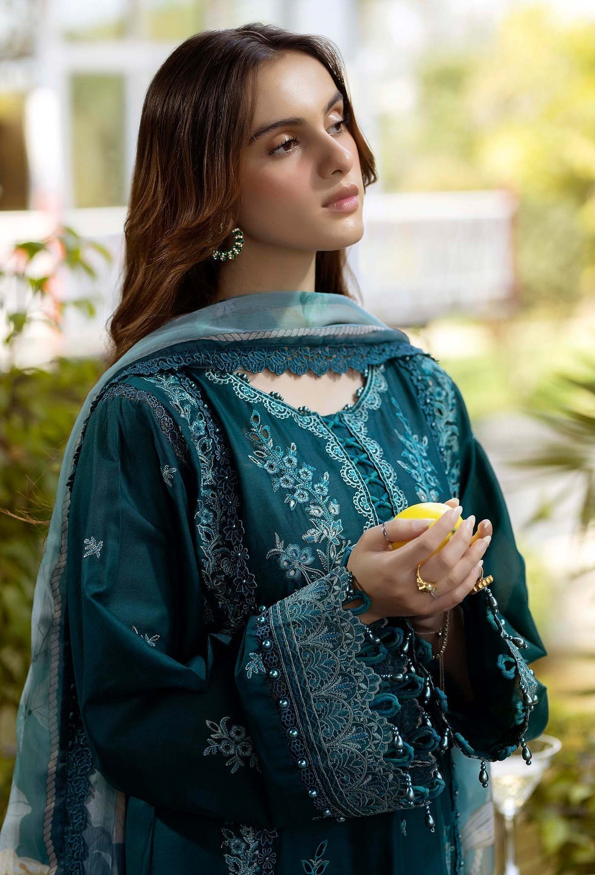 Adans Libas | Gardenia Lawn 25 | GARDENIA 2620 M Dark Teal Green Lawn