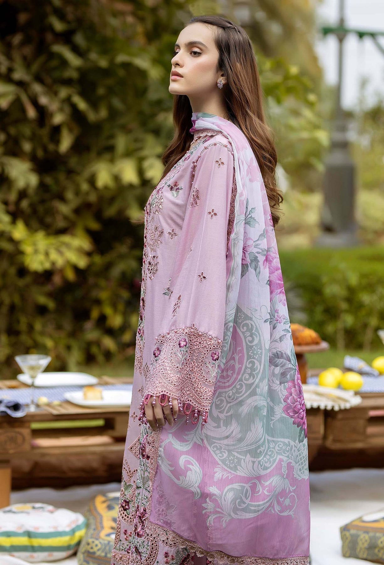 Adans Libas | Gardenia Lawn 25 | GARDENIA 2627 M Soft Lilac Lawn