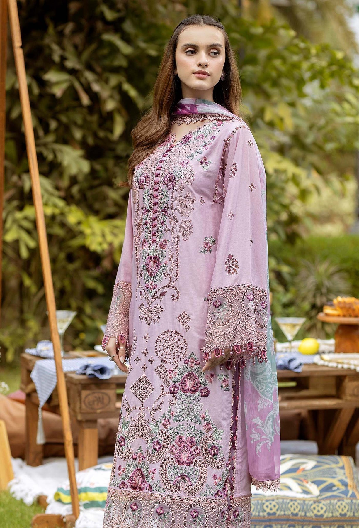 Adans Libas | Gardenia Lawn 25 | GARDENIA 2627 L Soft Lilac Lawn