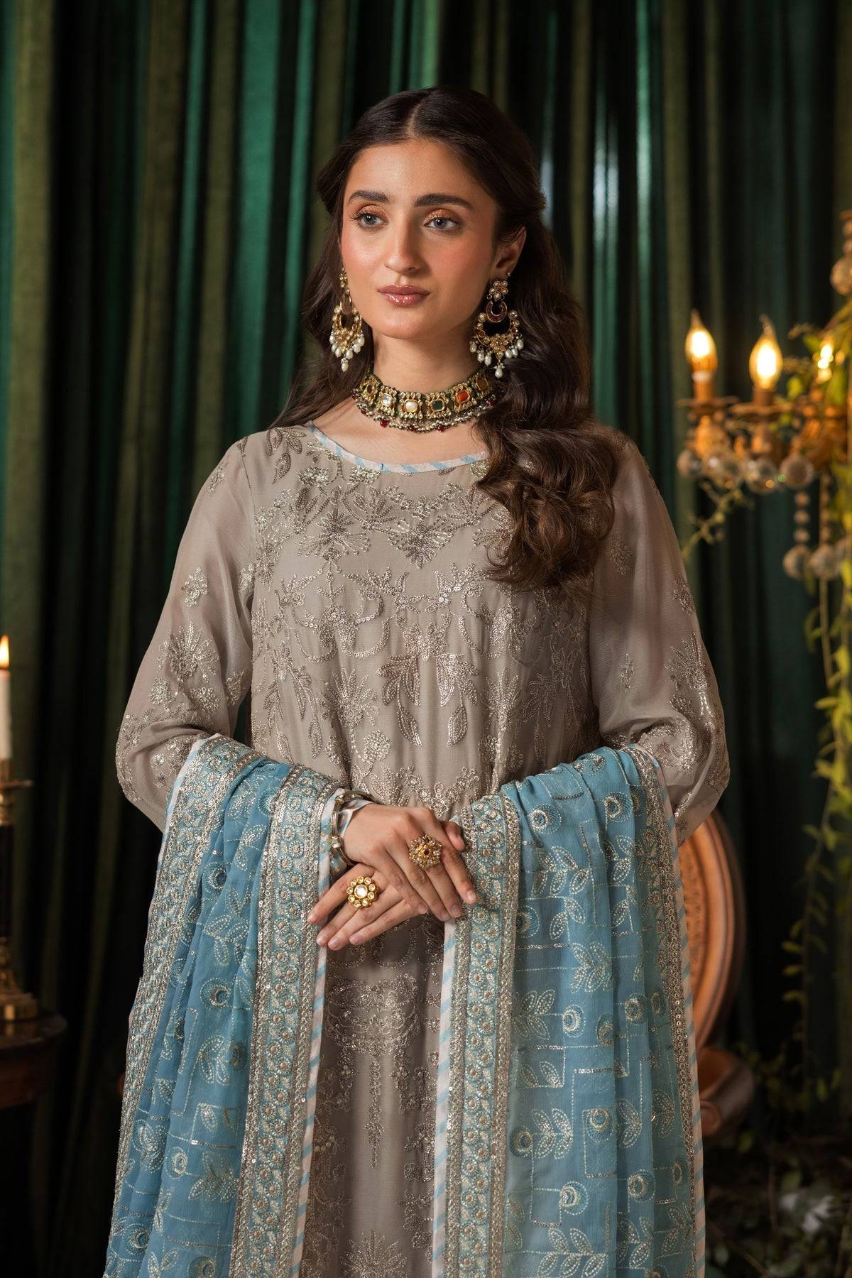House of Nawab | Gul Mira Formals | EBNAAH - Pakistani Designer Dress - by House of Nawab | Type: Ladies Clothes - 100% Original at Saira Sultan