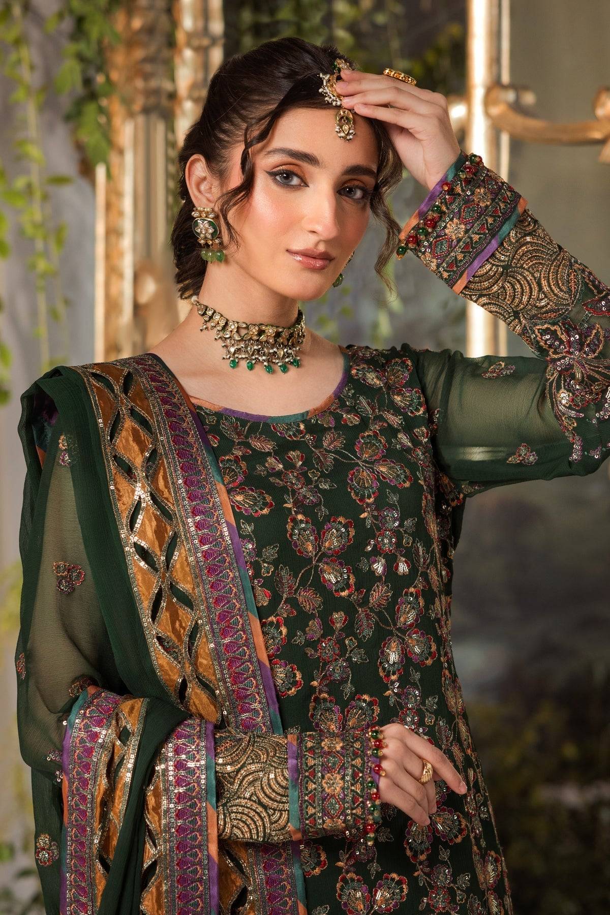 House of Nawab | Gul Mira Formals | FAIQAH - Pakistani Designer Dress - by House of Nawab | Type: Ladies Clothes - 100% Original at Saira Sultan