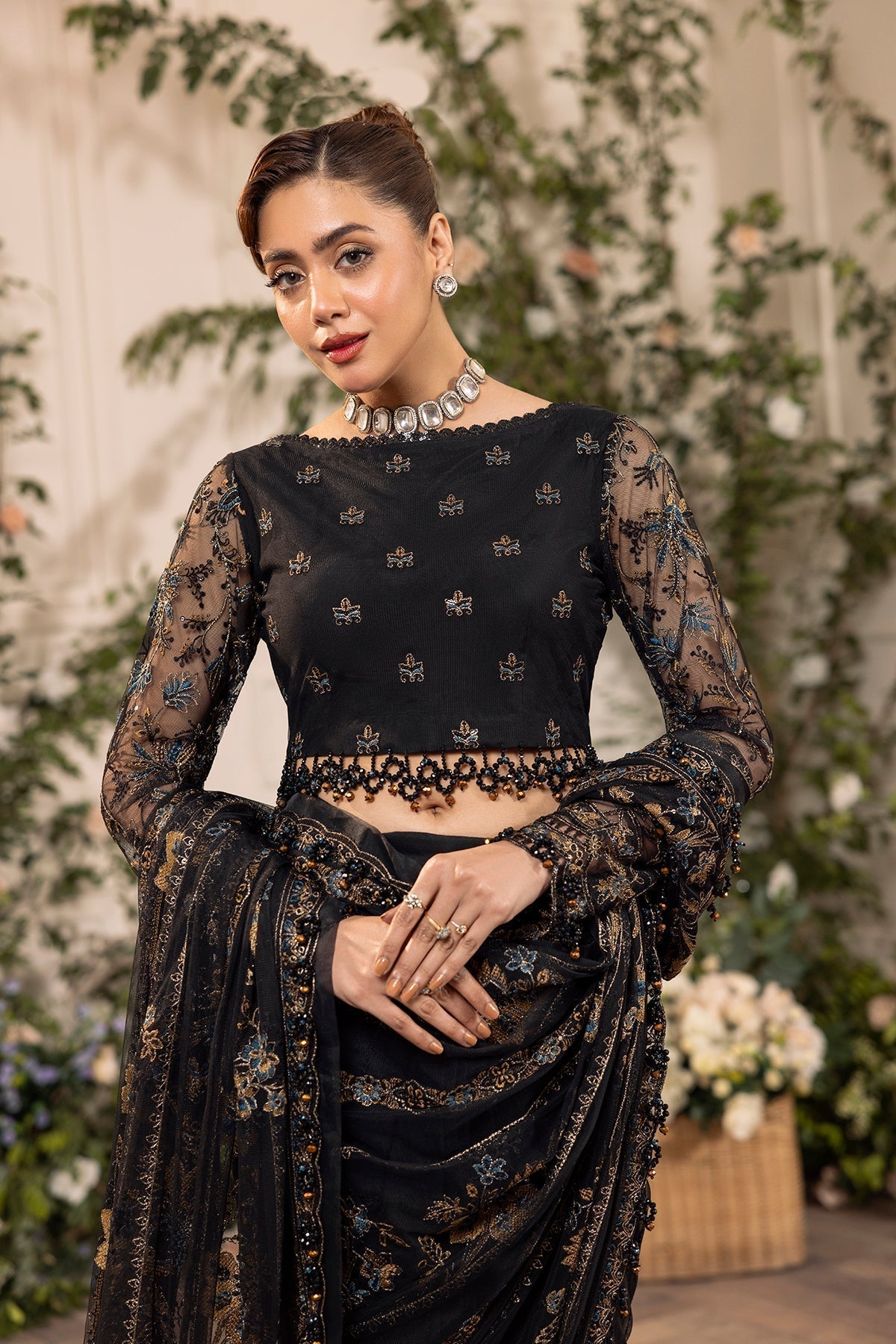 House of Nawab | Azalea Luxury Formals | DOUHA - Pakistani Designer Dress - by House of Nawab | Type: Formal - 100% Original at Saira Sultan