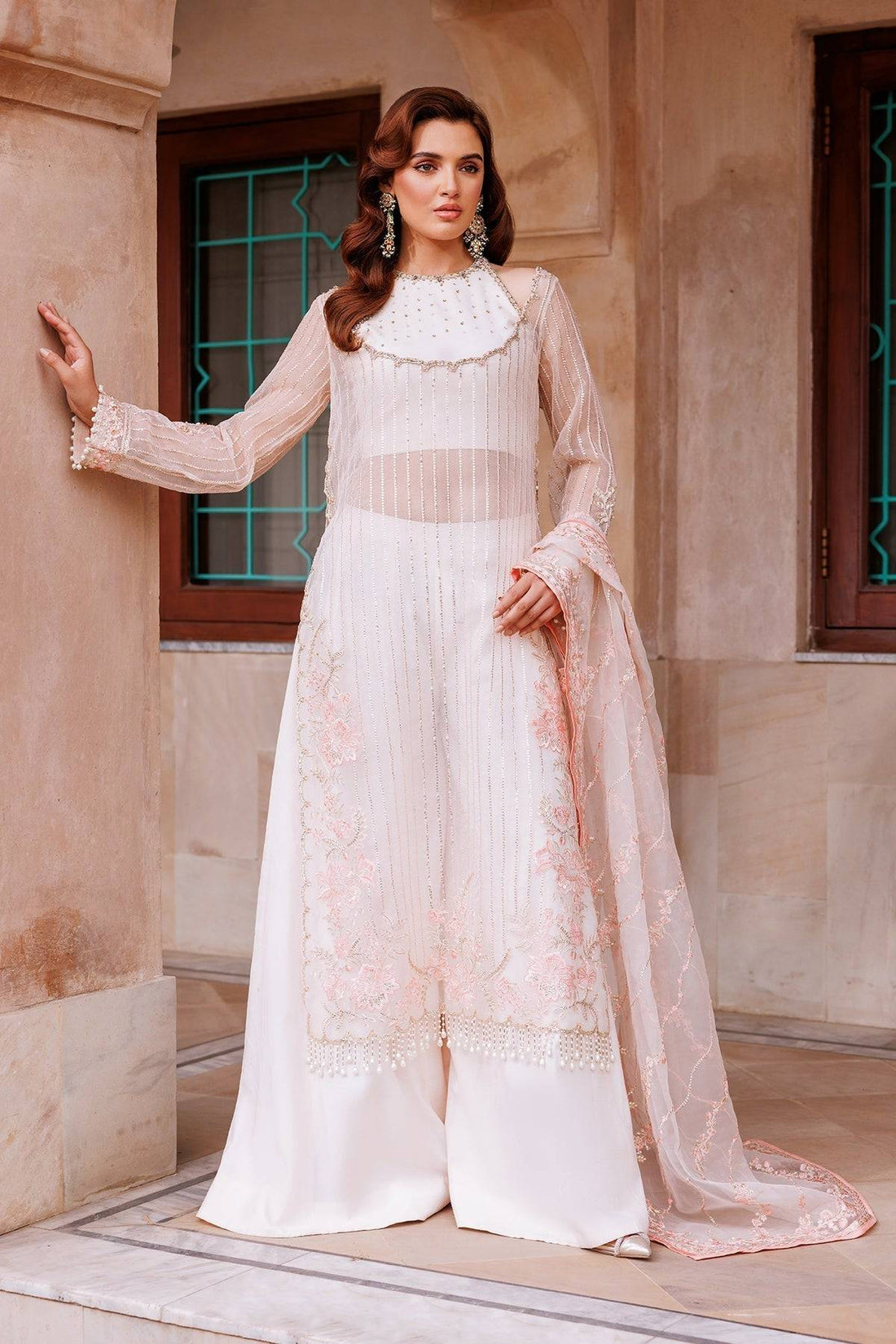 Mina Kashif | Shahbano Luxury Pret 24 | Faith - Pakistani Designer Dress - by Mina Kashif | Type: Luxury - 100% Original at Saira Sultan