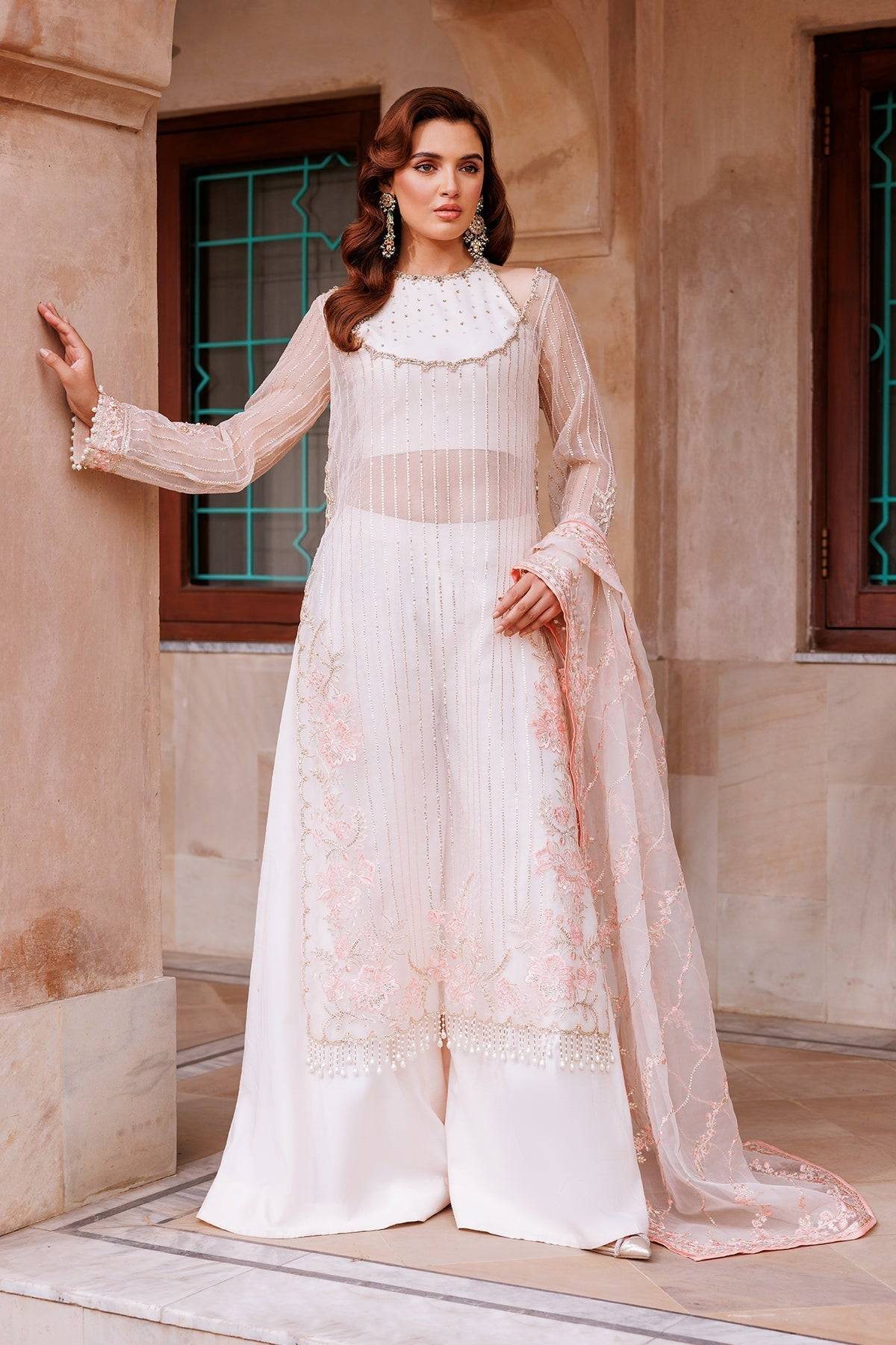 Mina Kashif | Shahbano Luxury Pret 24 | Faith - Pakistani Designer Dress - by Mina Kashif | Type: Luxury - 100% Original at Saira Sultan