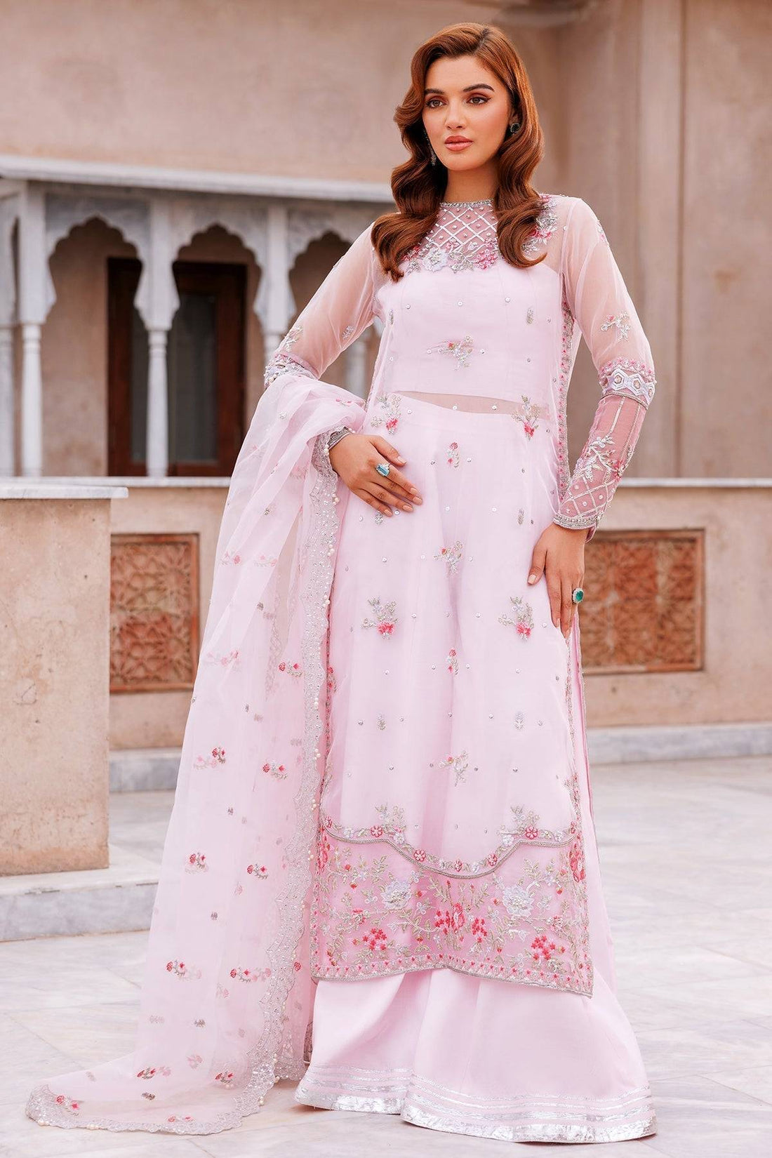 Mina Kashif | Shahbano Luxury Pret 24 | Malook - Pakistani Designer Dress - by Mina Kashif | Type: Luxury - 100% Original at Saira Sultan