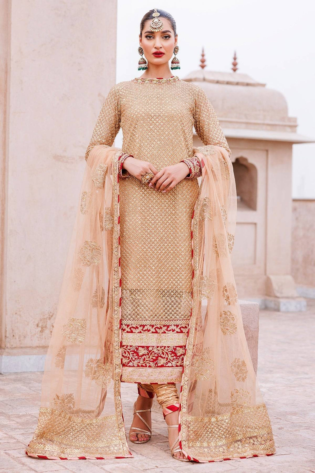 Mina Kashif | Shahbano Luxury Pret 24 | Haya - Pakistani Designer Dress - by Mina Kashif | Type: Luxury - 100% Original at Saira Sultan