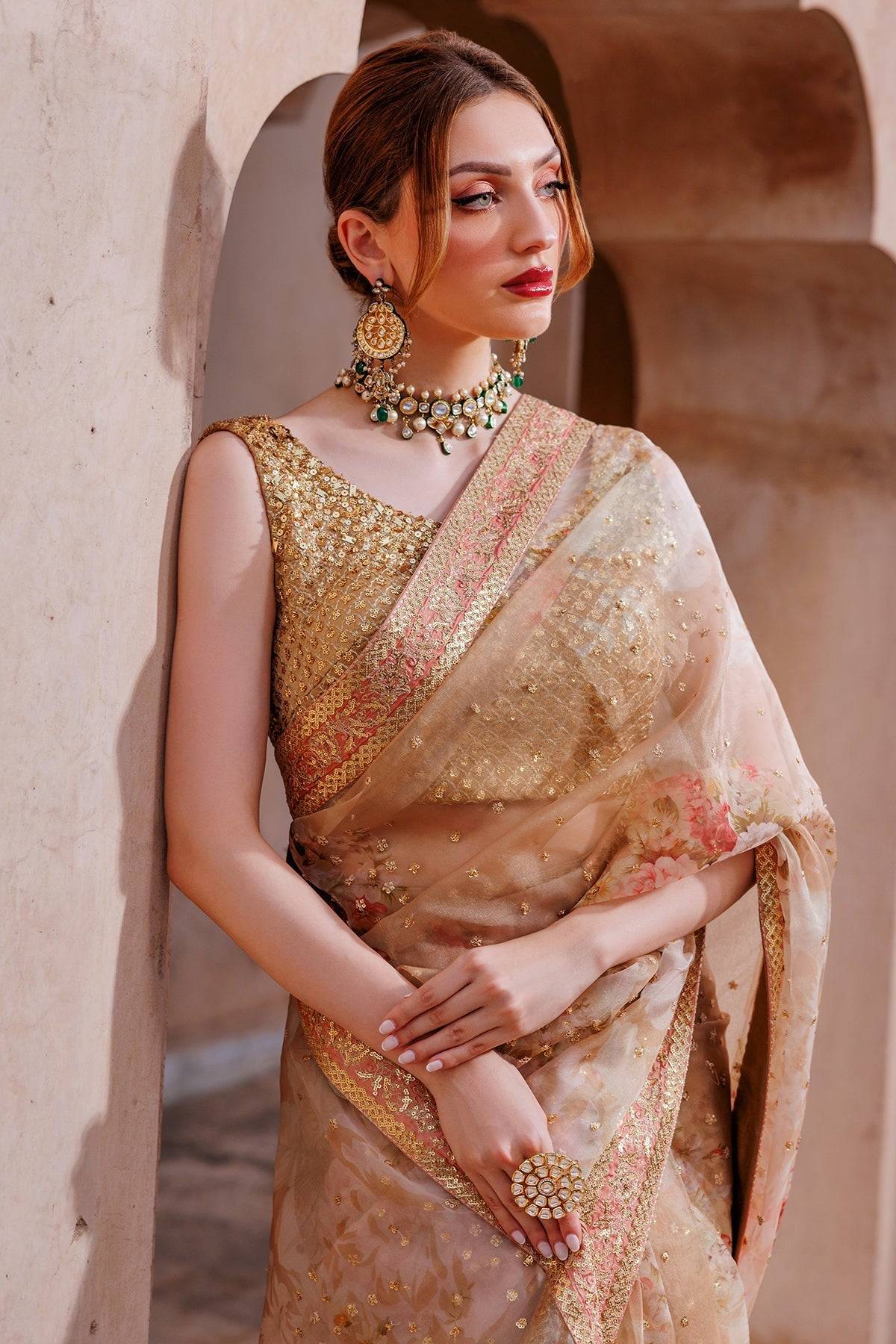 Mina Kashif | Shahbano Luxury Pret 24 | Zymal - Pakistani Designer Dress - by Mina Kashif | Type: Luxury - 100% Original at Saira Sultan