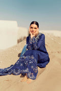 Noor By Saadia Asad | Eid Handwork Laserkari Lawn 24 | D12 - Pakistani Designer Dress - by Noor by Saadia Asad | Type: Luxury - 100% Original at Saira Sultan