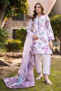 Alizeh | Sheen Lawn Prints 25 | AF-PL-6030-Fero L Pastel Pink Lawn