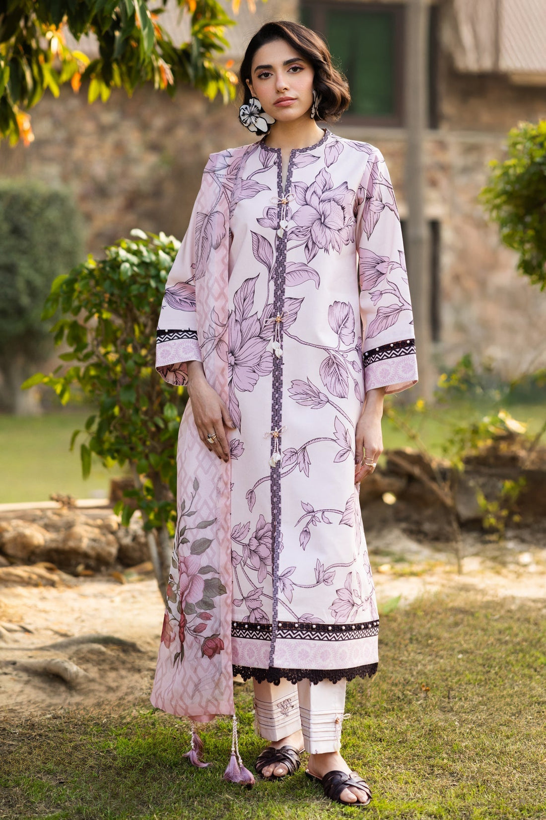Alizeh | Sheen Lawn Prints 25 | AF-PL-6036-Rafaello XS Lilac Lawn