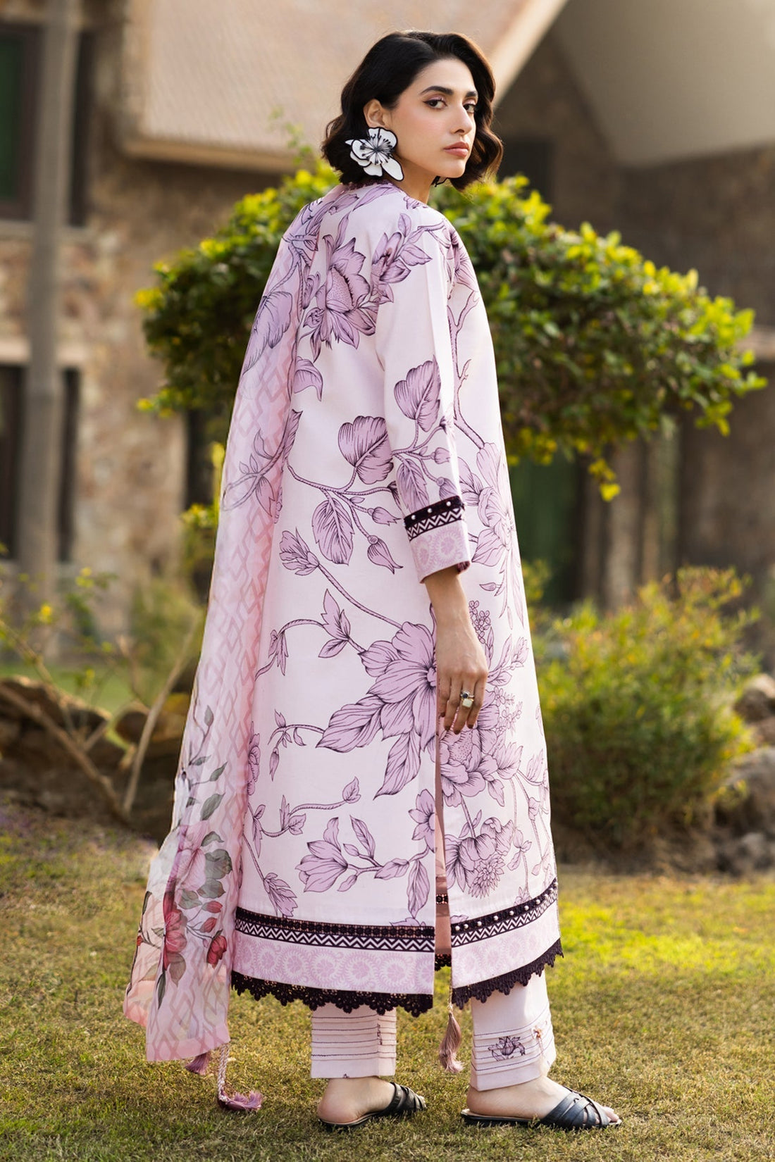 Alizeh | Sheen Lawn Prints 25 | AF-PL-6036-Rafaello XS Lilac Lawn