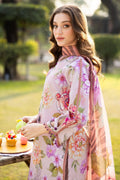 Alizeh | Sheen Lawn Prints 25 | AF-PL-6033-Tuscany L Light Pink Lawn