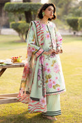 Alizeh | Sheen Lawn Prints 25 | AF-PL-6034-Cleo XS Mint Green Lawn