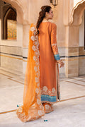 Saad Shaikh | Jahan Festive Collection | SEHR S Orange Raw Silk
