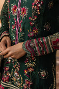 Saad Shaikh | Jahan Festive Collection | SANDALI Custom Size Deep Olive Green Organza