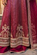 Saad Shaikh | Jahan Festive Collection | GULAAL XL Deep Red Organza