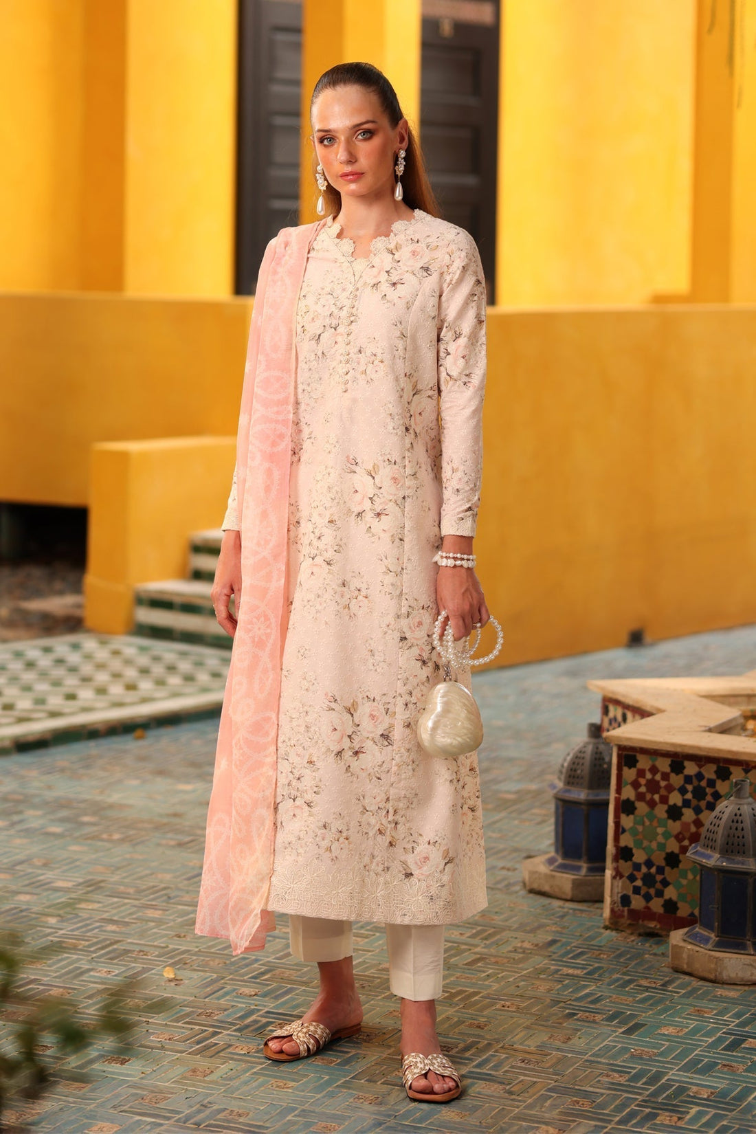 Xenia Formals | Summer Away 25 |RUSSET - Pakistani Designer Dress - by Xenia Formals - Type : Ladies Clothes - 100% Original at Saira Sultan