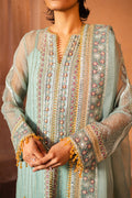 Saad Shaikh | Jahan Festive Collection |BAREEN L Sky Blue Organza