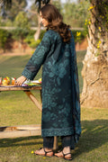 Alizeh | Sheen Lawn Prints 25 | AF-PL-6035-Nigella S Deep Teal Green Lawn