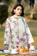 Alizeh | Sheen Lawn Prints 25 | AF-PL-6029-Minday M Off White Lawn