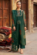 Charizma | Festive Pret | CMA-5-129 S Bottle Green Organza